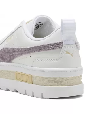 Дамски кецове PUMA MAYZE VELVET DREAM WNS 403326-01 ПУМА БЯЛО/СЛИВОВО СЛАДКО