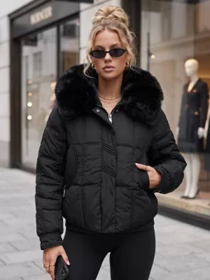 Дамско яке DSTREET TY6037 ЧЕРЕН