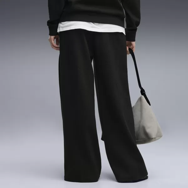  Дамски панталон PUMA CLASS RELAXED WIDE LEG PANTS 69401301 ПУМА ЧЕРНА 