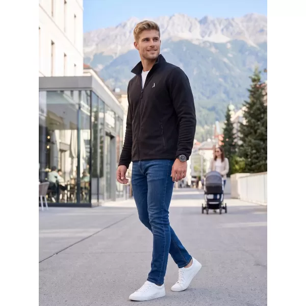  Мъжки поларен суичър ALTISPORT ALM002852 ЧЕРНО И СРЕБРИСТО 