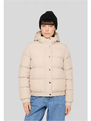 Дамско ватирано яке URBAN CLASSICS TB8714-02903 БЯЛ ПЯСЪК
