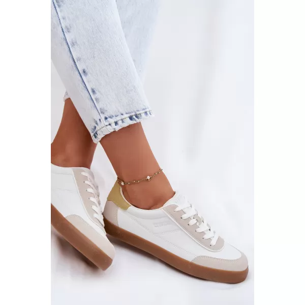  Дамски кецове BIG STAR SHOES TT274310 БЯЛО 