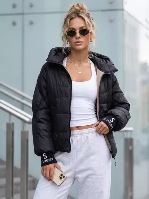 Дамско яке DSTREET TY5759 ЧЕРЕН