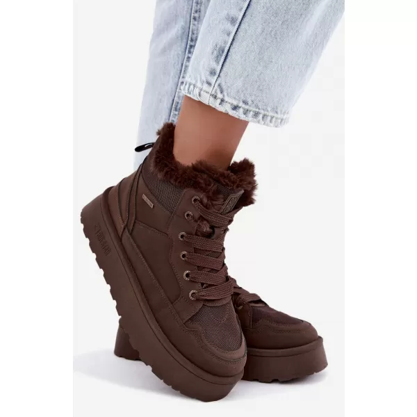  Дамски обувки BIG STAR SHOES UU274168 КАФЯВИ/БЕЖОВИ СЕНКИ 