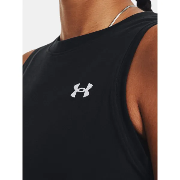  Дамски потник UNDER ARMOUR UA ESSENTIAL CTTN STRCH TANK 1376959-001 ЧЕРЕН 
