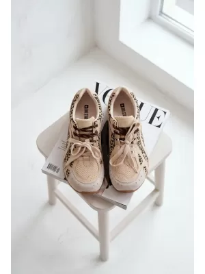 Дамски кецове BIG STAR SHOES TT274549 БЕЖОВО