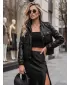 Дамско яке DSTREET TY5856 ЧЕРЕН
