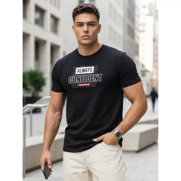  Мъжка тениска DSTREET RX5407 ЧЕРЕН 