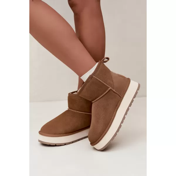  Дамски обувки BIG STAR SHOES UU274692 КАФЯВО/БЕЖОВО 