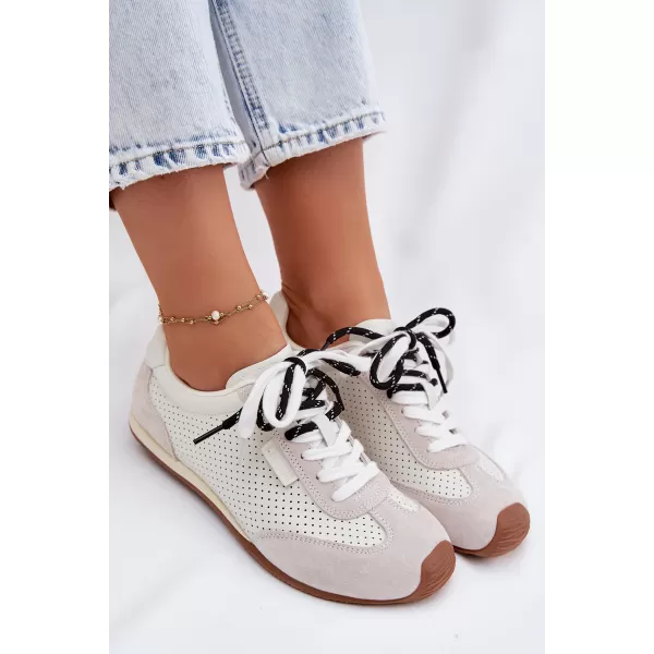  Дамски кецове BIG STAR SHOES TT274555 БЯЛО 