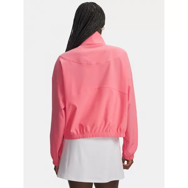  Дамско яке UNDER ARMOUR RIVAL WOVEN JACKET 1389631-600 РОЗОВО 