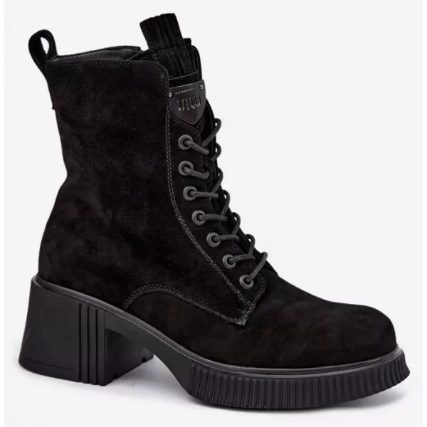  Дамски обувки VINCEZA 67009 ЧЕРЕН 
