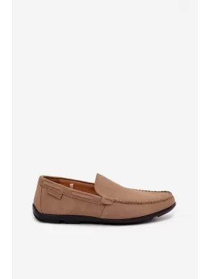 Мъжки мокасини BIG STAR SHOES TT174201 БЕЖОВО