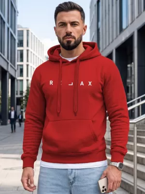 Мъжки суичър DSTREET NX0001BX-18-09 ЧЕРВЕНО
