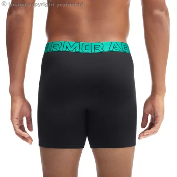  Мъжки боксерки UNDER ARMOUR UA PERFORMANCE COTTON - SOLID 6 - 3PK 1383889-007 ЧЕРЕН 