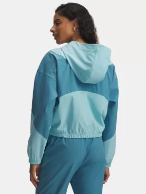 Дамско яке UNDER ARMOUR RIVAL WOVEN JKT HD 6004849-425 СИНЬО