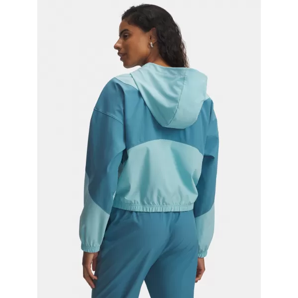  Дамско яке UNDER ARMOUR RIVAL WOVEN JKT HD 6004849-425 СИНЬО 