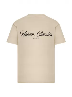 Мъжка тениска URBAN CLASSICS TB8757 БЯЛ/ПЯСЪЧЕН