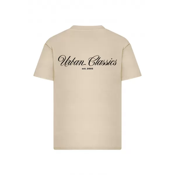  Мъжка тениска URBAN CLASSICS TB8757 БЯЛ/ПЯСЪЧЕН 