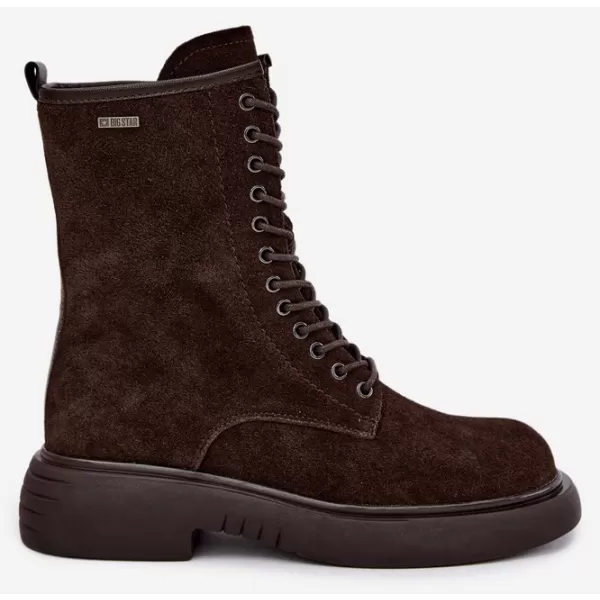  Дамски обувки BIG STAR SHOES UU274612 КАФЯВО/БЕЖОВО 