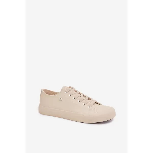  Дамски кецове BIG STAR SHOES TT274019 БЕЖОВО 