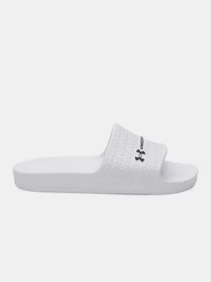 Дамски чехли UNDER ARMOUR W ARMR SLIDE LITE 6007533-100 БЯЛО