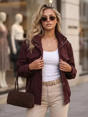 Дамско яке DSTREET TY5915 БОРДО