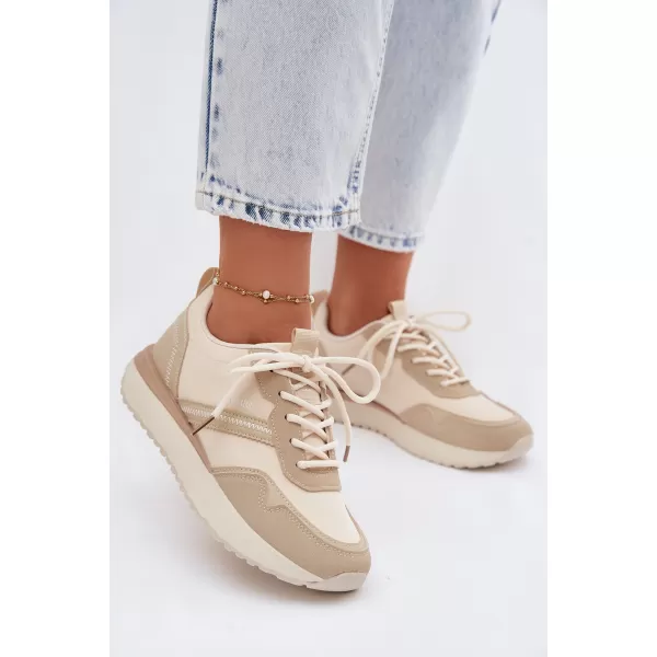  Дамски кецове BIG STAR SHOES TT274278 БЕЖОВО 