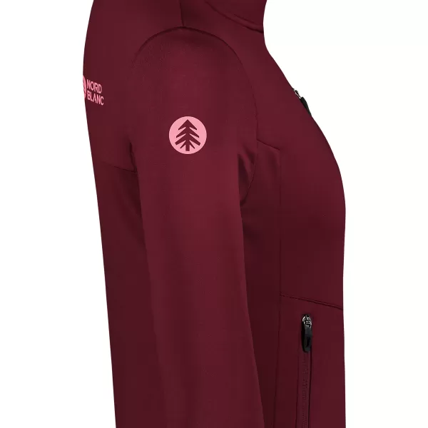  Дамски суичър powerfleece NORDBLANC CRISP NBSFL8338 БОРДО 