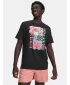 Мъжка тениска UNDER ARMOUR M LOGO COLLAGE SS 6009244-001 ЧЕРЕН