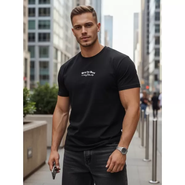  Мъжка тениска DSTREET RX5435 ЧЕРЕН 