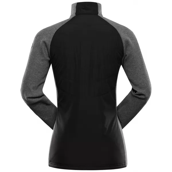  Дамски суичър ALPINE PRO JORWA 2 ЧЕРЕН 