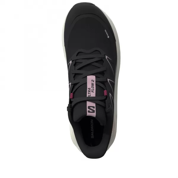  Дамски обувки SALOMON ULTRA FLOW 2 GORE-TEX L49299500 ЧЕРНО/ЗОРНО РОЗОВО/ВАНИЛОВ ЛЕД 