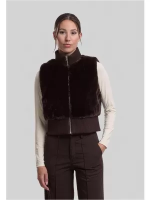 Дамски елек URBAN CLASSICS TB7933-00075 КАФЯВО