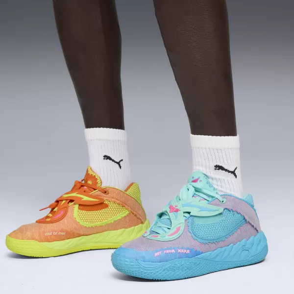  Баскетболни обувки PUMA MB.05 RICK & MORTY 312130-01 РИКИ ОРАНЖЕВО 