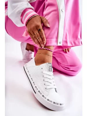 Дамски кецове BIG STAR SHOES FF274024 БЯЛО