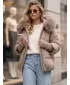 Дамско яке DSTREET TY5994 БЕЖОВО