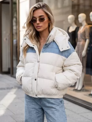 Дамско яке DSTREET TY6086 ЕКРЮ
