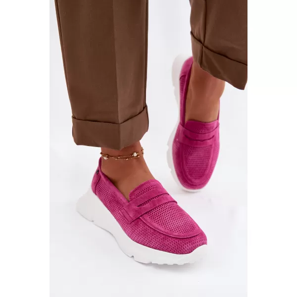  Дамски мокасини VINCEZA 79626 ФУКСИЯ 