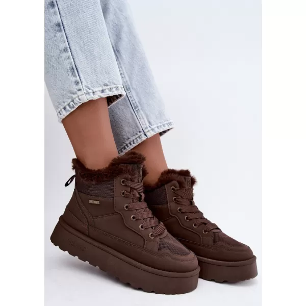 Дамски обувки BIG STAR SHOES UU274168 КАФЯВИ/БЕЖОВИ СЕНКИ 
