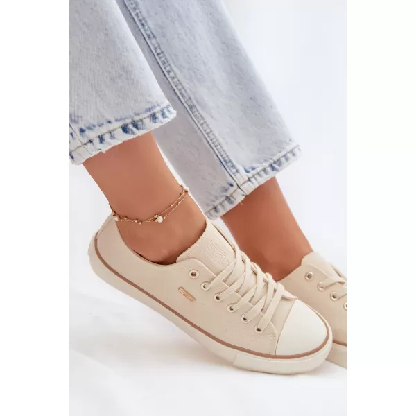  Дамски кецове BIG STAR SHOES TT274773 БЕЖОВО 