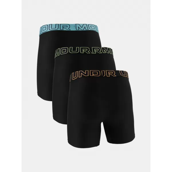  Мъжки боксерки UNDER ARMOUR UA PERFORMANCE TECH - SOLID 6 - 3PK ЧЕРЕН 