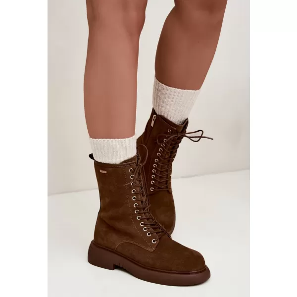  Дамски обувки BIG STAR SHOES UU274611 КАФЯВО/БЕЖОВО 