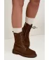 Дамски обувки BIG STAR SHOES UU274611 КАФЯВО/БЕЖОВО