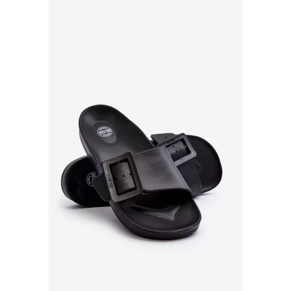  Дамски чехли BIG STAR SHOES FF274A389 ЧЕРЕН 