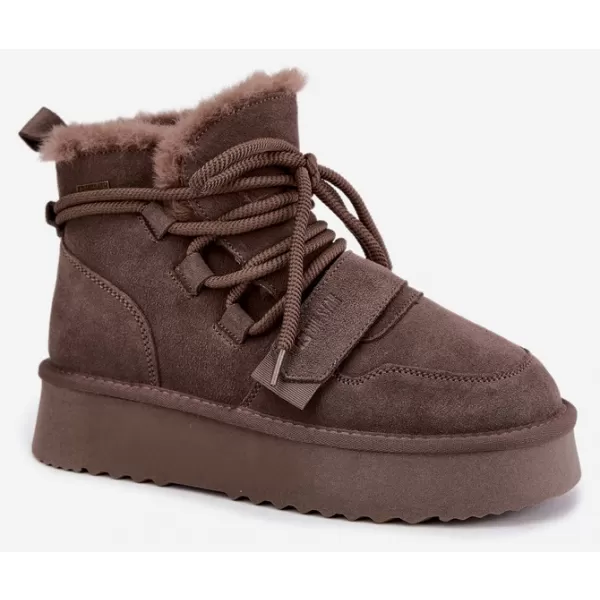  Дамски обувки BIG STAR SHOES UU274315 КАФЯВИ/БЕЖОВИ СЕНКИ 