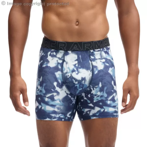  Мъжки боксерки UNDER ARMOUR UA PERFORMANCE TECH - SOLID 6 -3PK 1383879-408 СИНЬО 