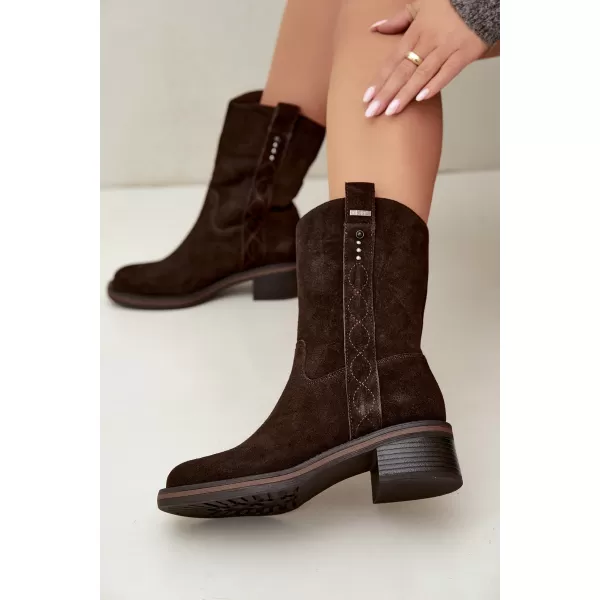  Дамски обувки BIG STAR SHOES UU274607 ШОКОЛАД 
