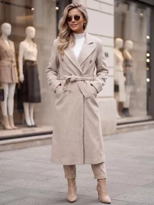 Дамско палто DSTREET 1 NY0844 БЕЖОВО