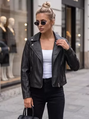 Дамско яке DSTREET TY2847 ЧЕРЕН